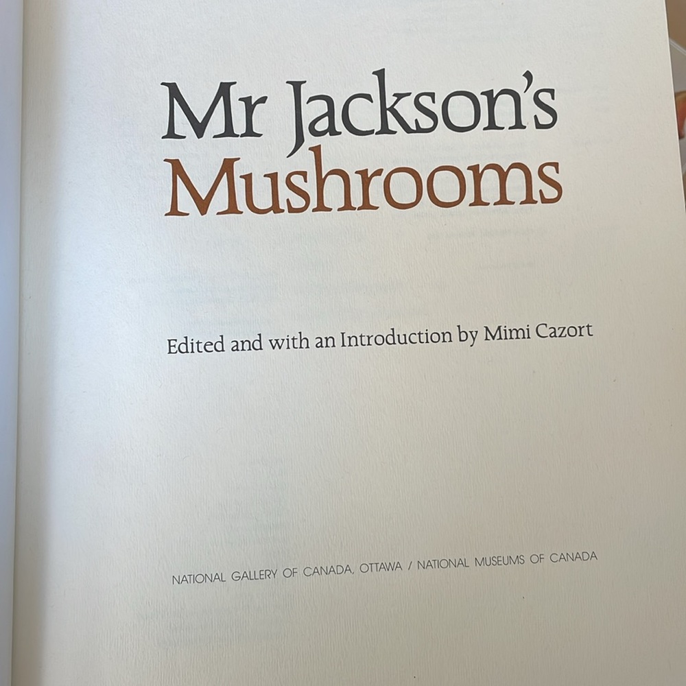 Mr Jackson's Mushrooms Hardcover Book - Beige Cover - Picture 7 of 16